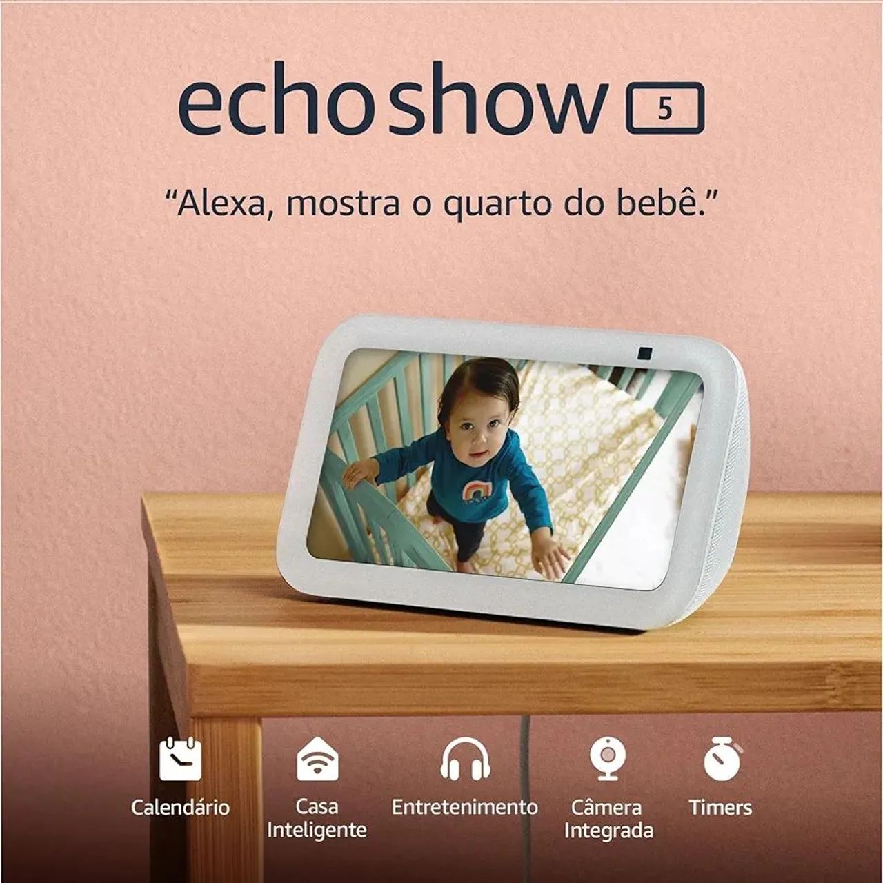 Echo Show 5 - Assistente de voz inteligente