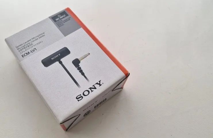 Microfone de lapela SONY ECM-LV1