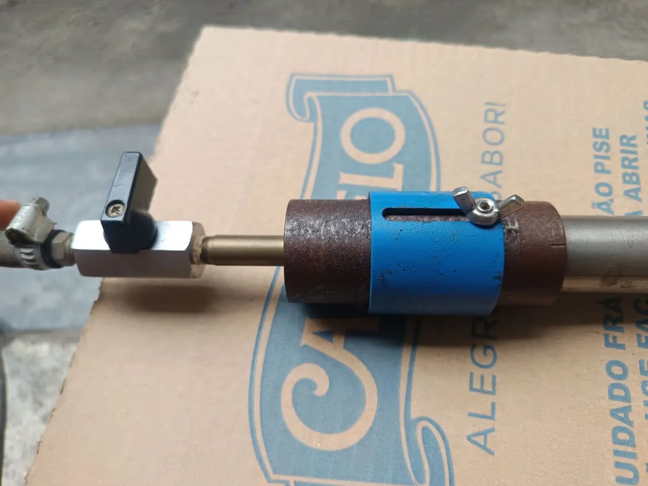 Queimador atmosférico com manômetro Famabras