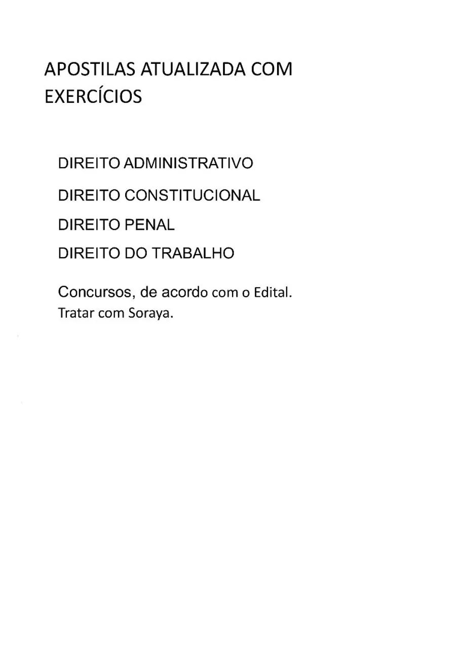 Apostilas com exercícios 