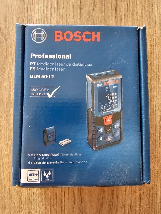 Trena laser 50m Bosch GLM 50-12 Profissional