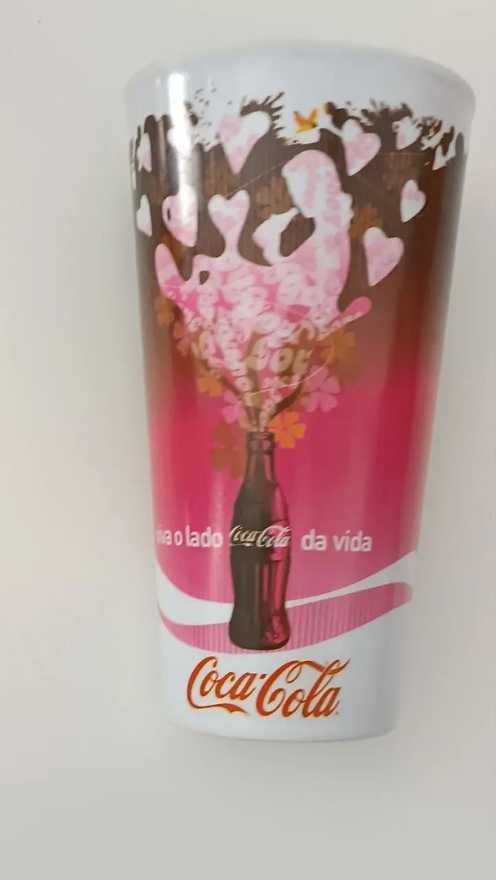 Copo Coca-Cola Avon 500ml Colecionável Rosa (Bangu) - Foto 2