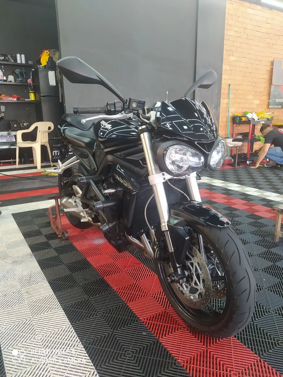 Street triple 765 s 2017/2018. Full acessórios!