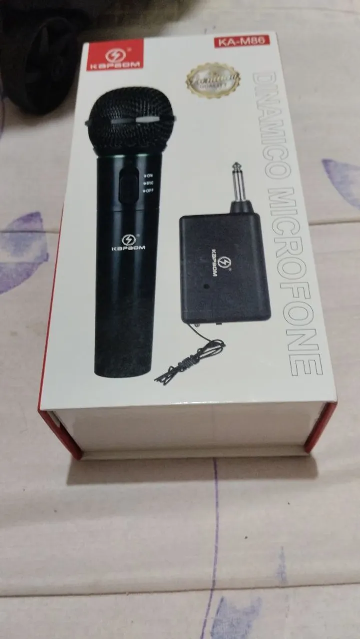 Microfone Dinâmico KA-M86 KPSCOM