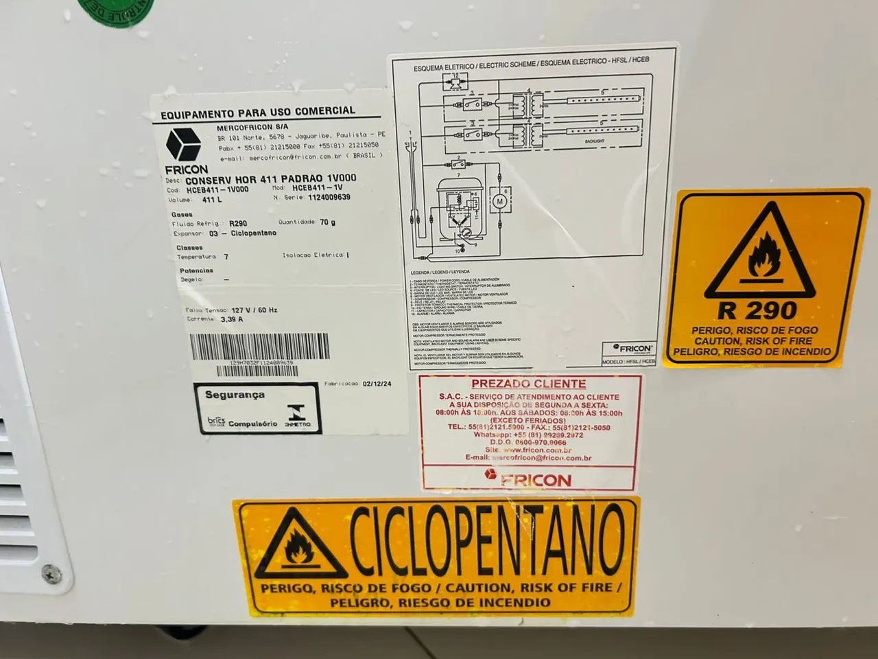 Freezer expositor - Geladeiras e Freezers - Farolândia, Aracaju