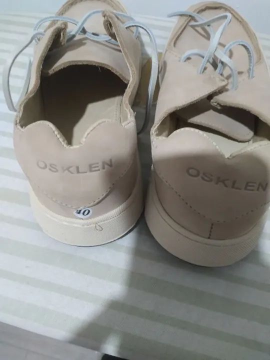 Tênis Osklen Bege - Foto 4