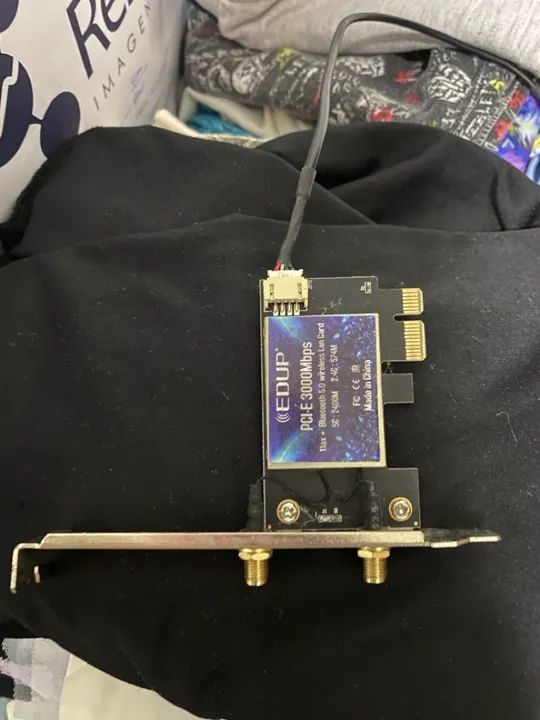 Placa de rede PCI-E 3000Mbps 11ax + Bluetooth 5.0 - Foto 2