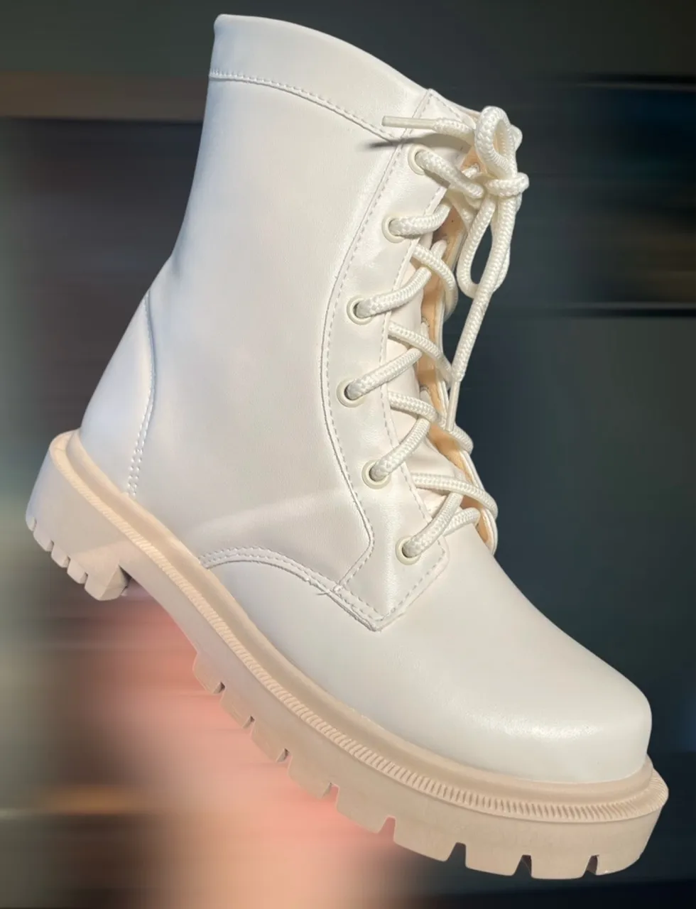 36 Bota Feminina Off White