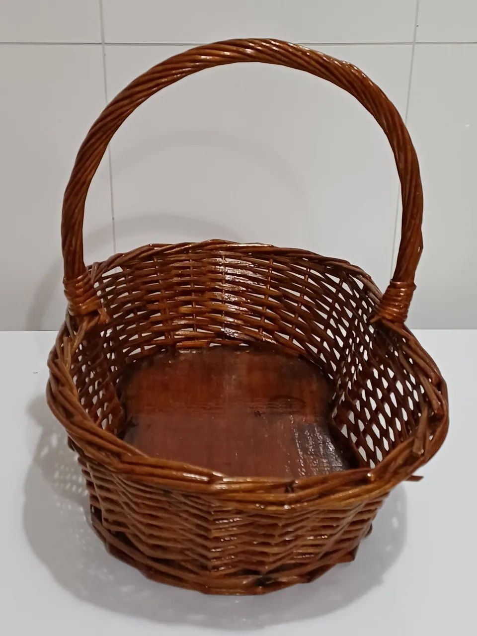 Cesta de Vime tamanho médio 