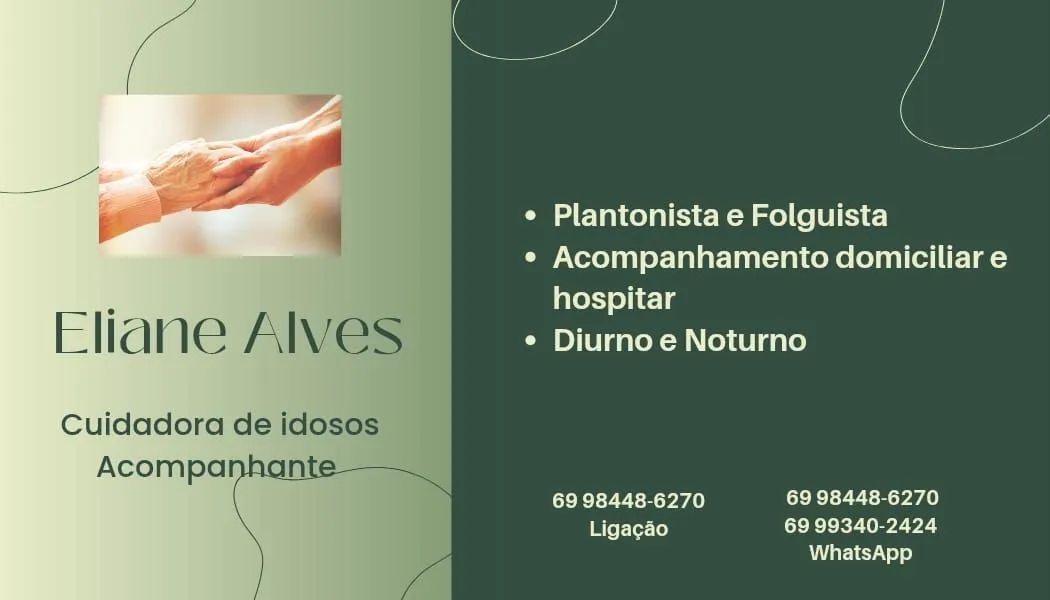 Cuidador de idoso/ Acompanhante 
