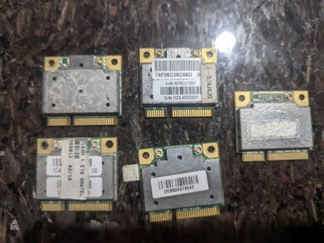 2.4G/5Ghz 802.11AC Placa WiFi Rede Mini PCIe Bluetooth 5.0 Suporte Laptop/PC 10/11 - Foto 2