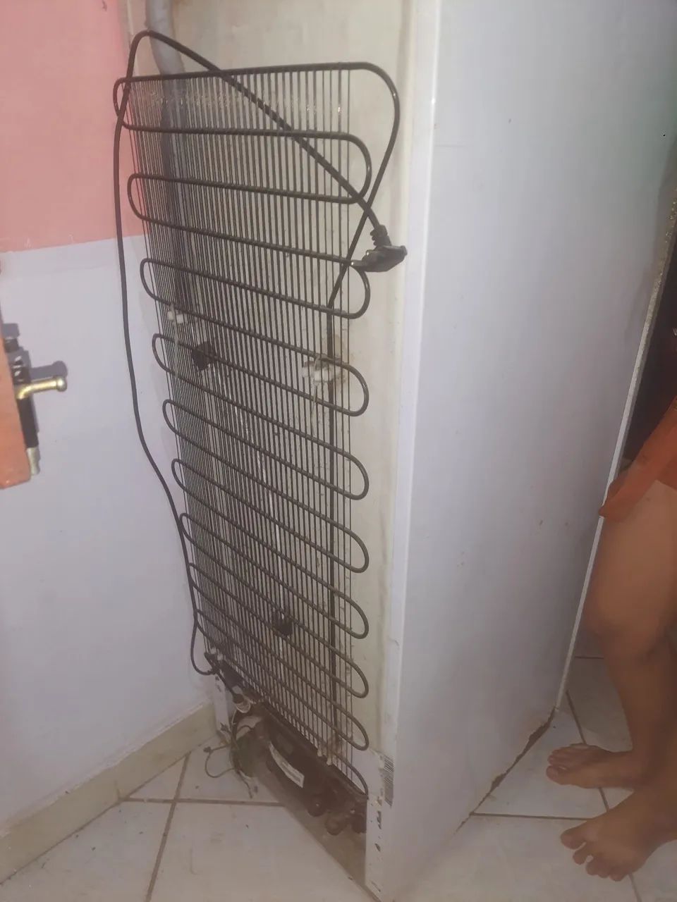 Geladeira com defeito