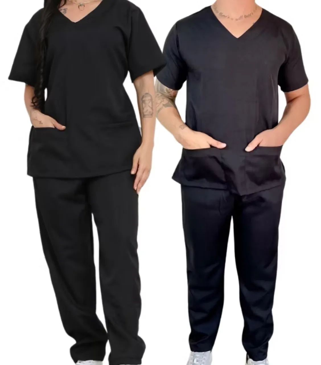 Scrub cor preto - Conforto e Estilo para Profissionais