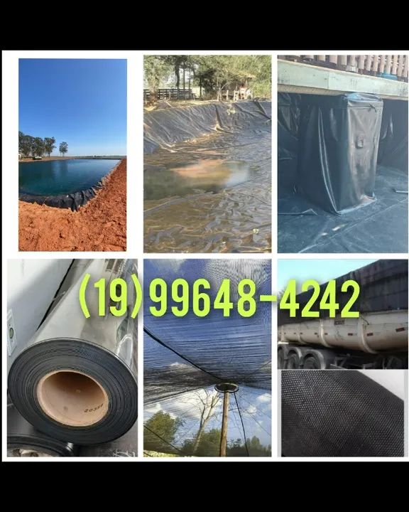 Geomanta Pead Preta 1000 micras (Em Bobina) para Lagos, Lajes. M² - Foto 6