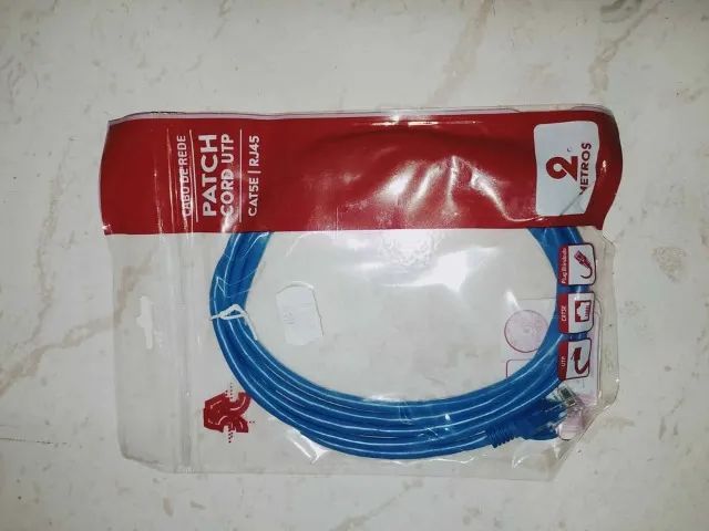 Cabo de rede UTP Cat5e 2 metros