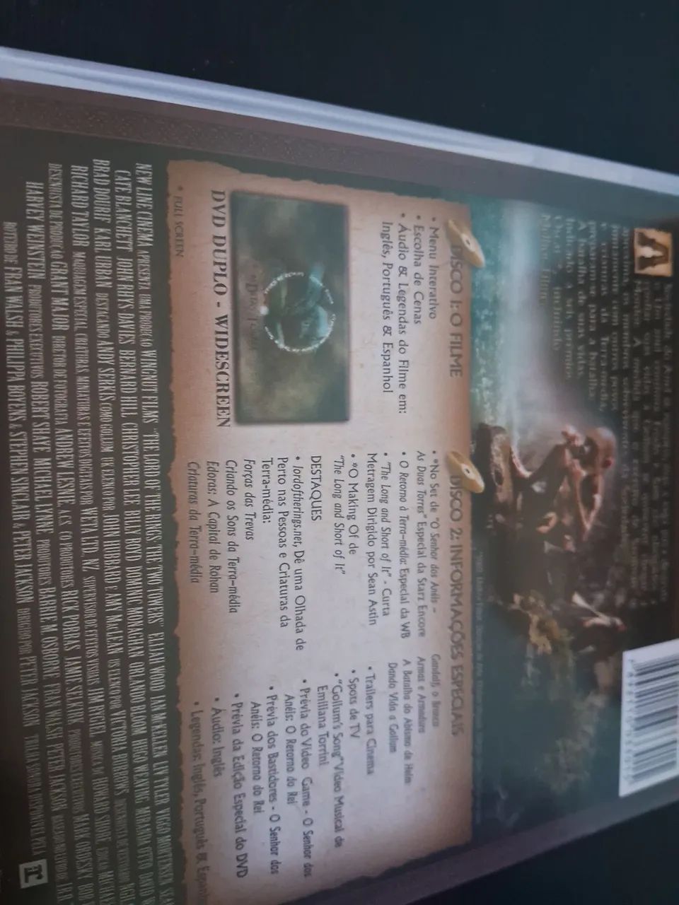 DVD O Senhor dos Anéis: As Duas Torres - Edição dupla Widescreen - Foto 3