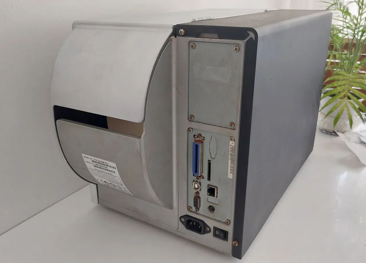 Impressora Industrial Vários Tipos de Etiquetas Bobinas Térmicas TSC TLP-2410M PRO - Foto 4