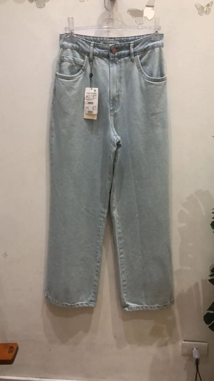 Lança Perfume - Calça Jeans Full Length Super High Azul - Foto 4