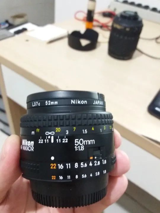 2 objetivas Nikon NIKKOR 50mm AF-S f/1.8G  e  NIKKOR 18-105mm AF-S DX f/3.5-5.6G ED VR - Foto 2