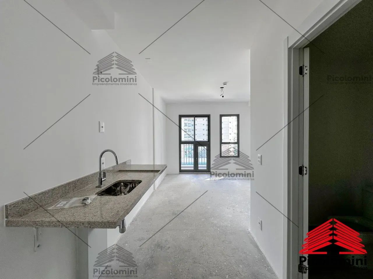 Studio à venda no Brooklin, 24m² 1 quarto com com sacada, cozinha americana, banheiro soci - Foto 5