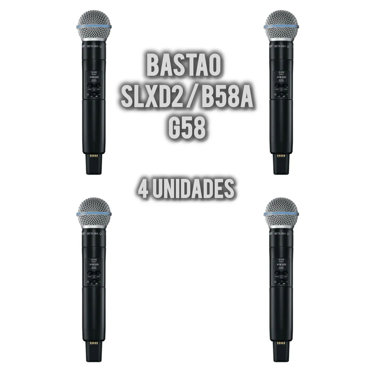 Sistema Completo Shure Digital SLXD24D BETA58A - Foto 4