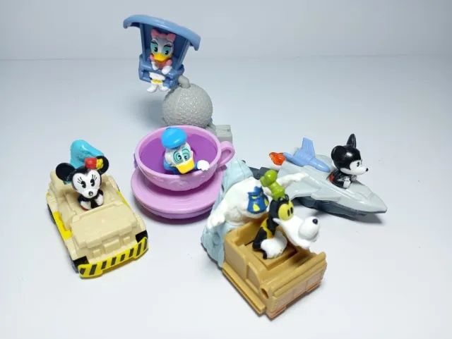 bonecos Disney World Resort florida 2023 Mc donald's Coleção 5 figuras