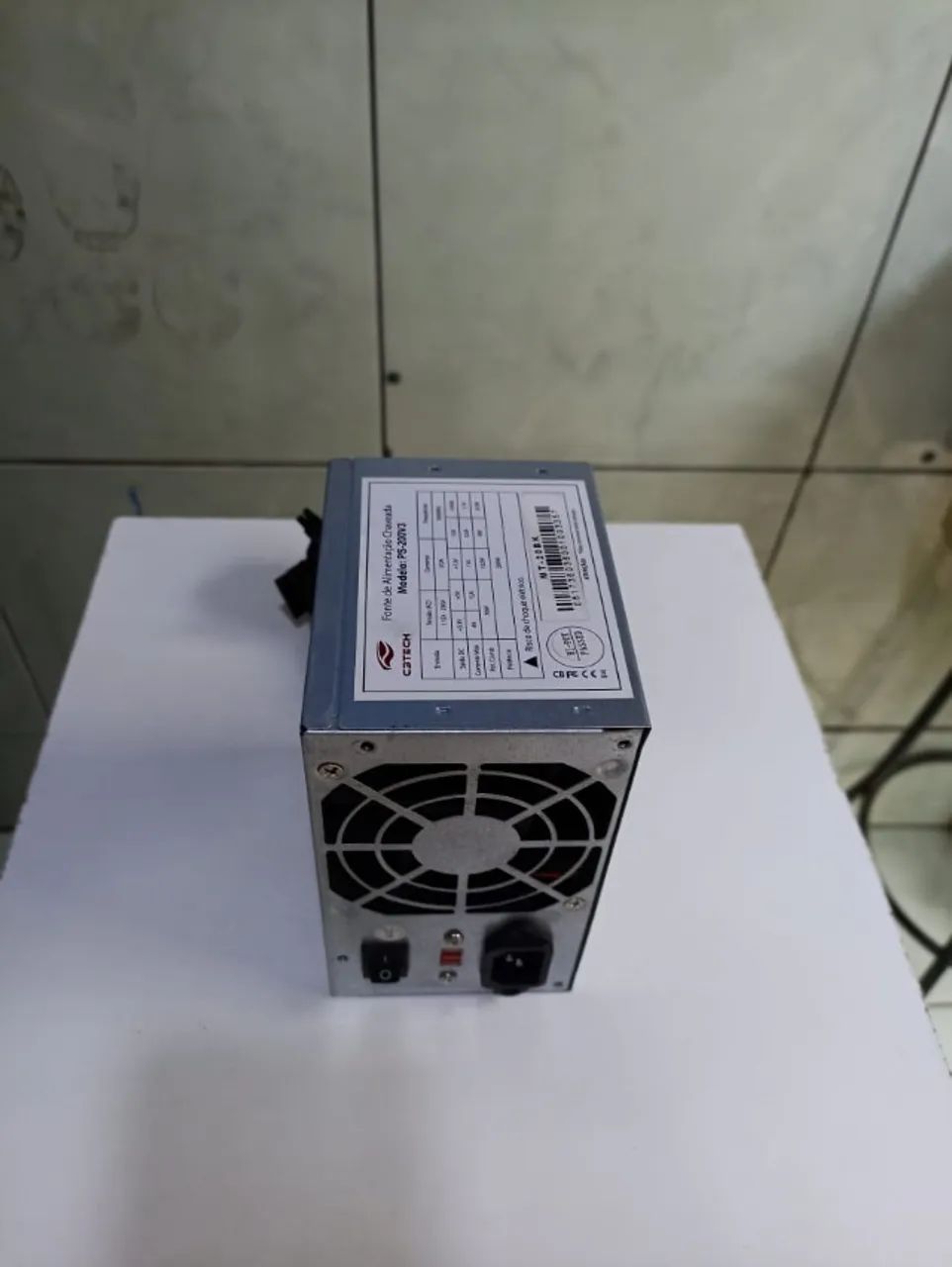 Fonte atx 24 Pinos com Sata Funciona 100% - Foto 5