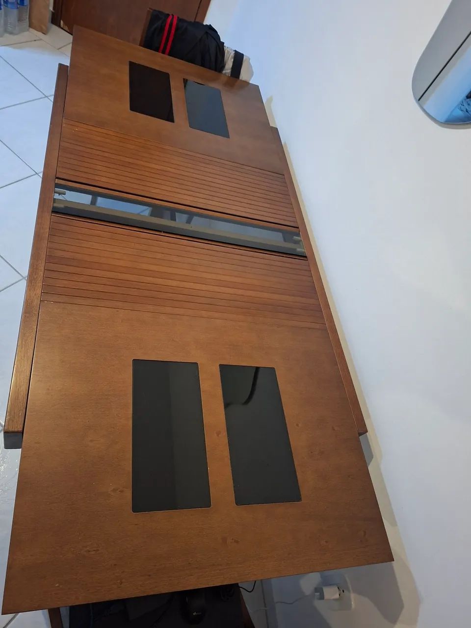 Mesa madeira 4 cadeiras - Foto 5