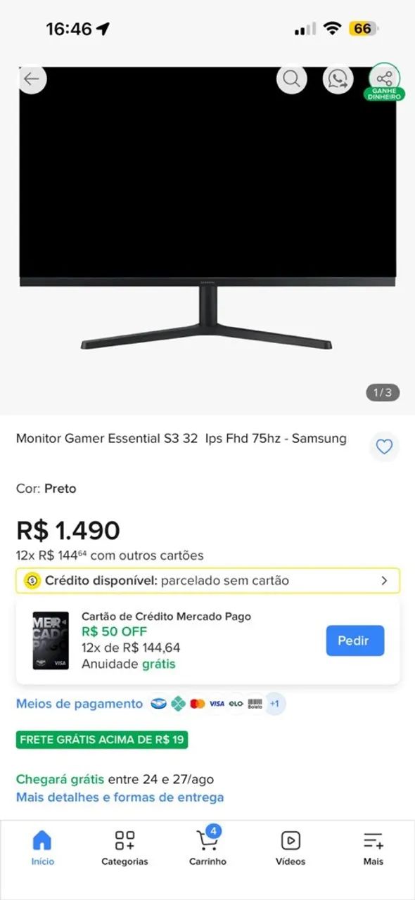 Monitor Gamer 32 polegadas Samsung - Foto 3