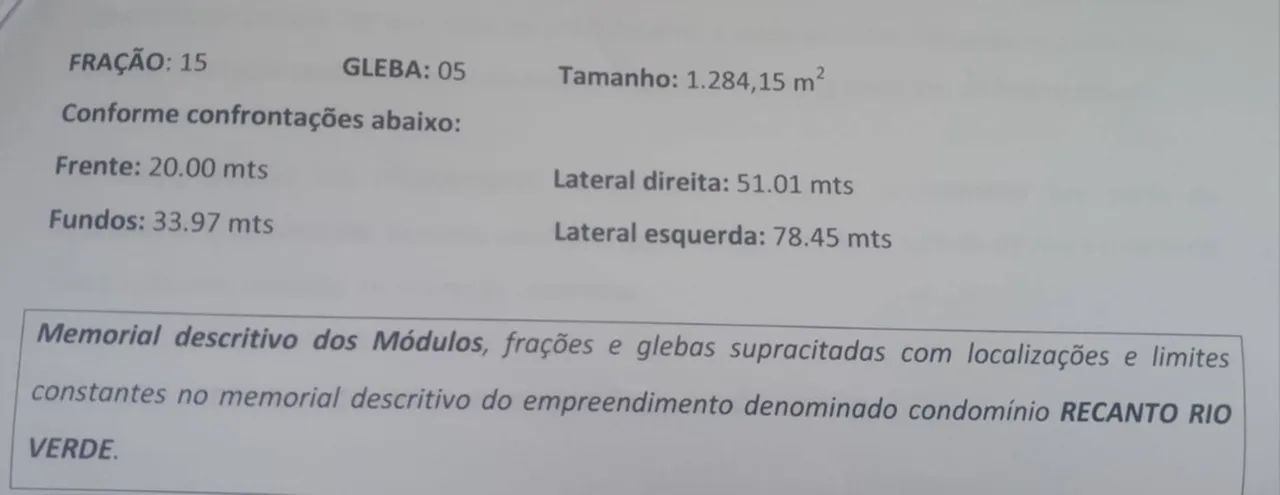 TERRENO RECANTO  DO RIO VERDE. - Foto 5