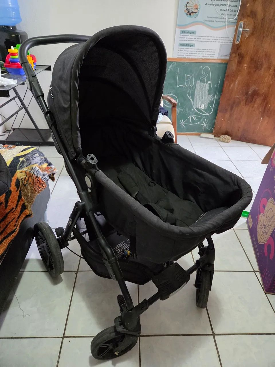 3 em 1 - carrinho, bebe conforto e base fixadora - Foto 2