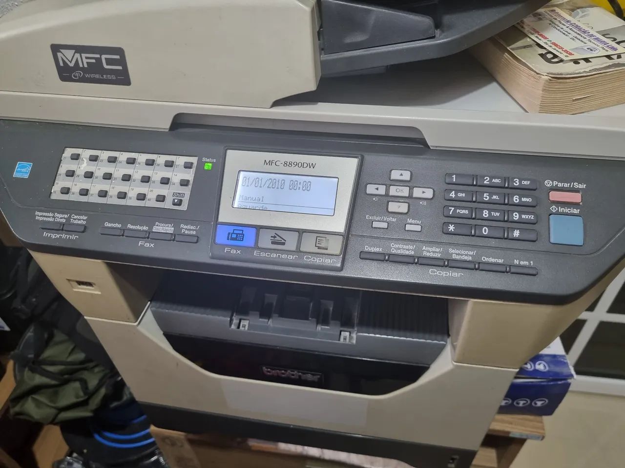 Impressora Multifuncional Brother MFC-8890DW - R$ 450,00 - Foto 5