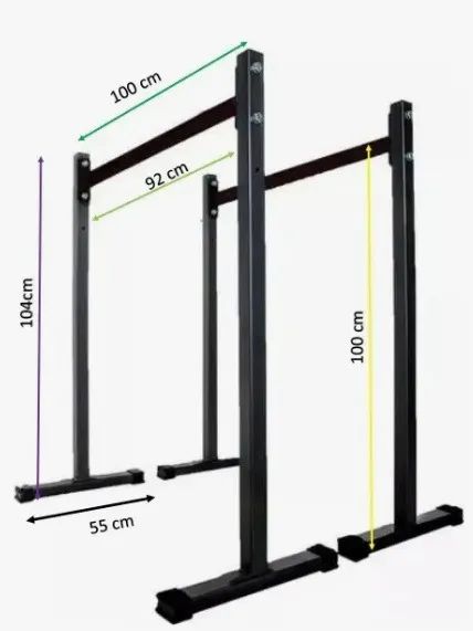 Remada Invertida 100 Cm Calistenia e Flexão Australiana