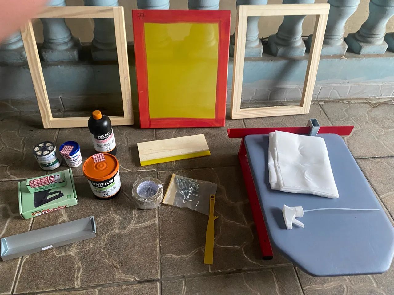 KIT SERIGRAFIA COMPLETO // NUNCA USADO - Foto 2
