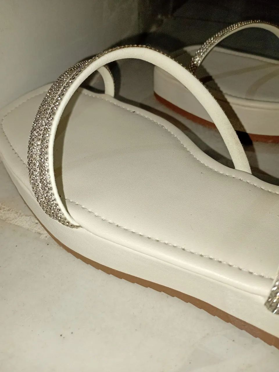 Rasteira Plataforma com strass NOVA.<br> - Foto 4