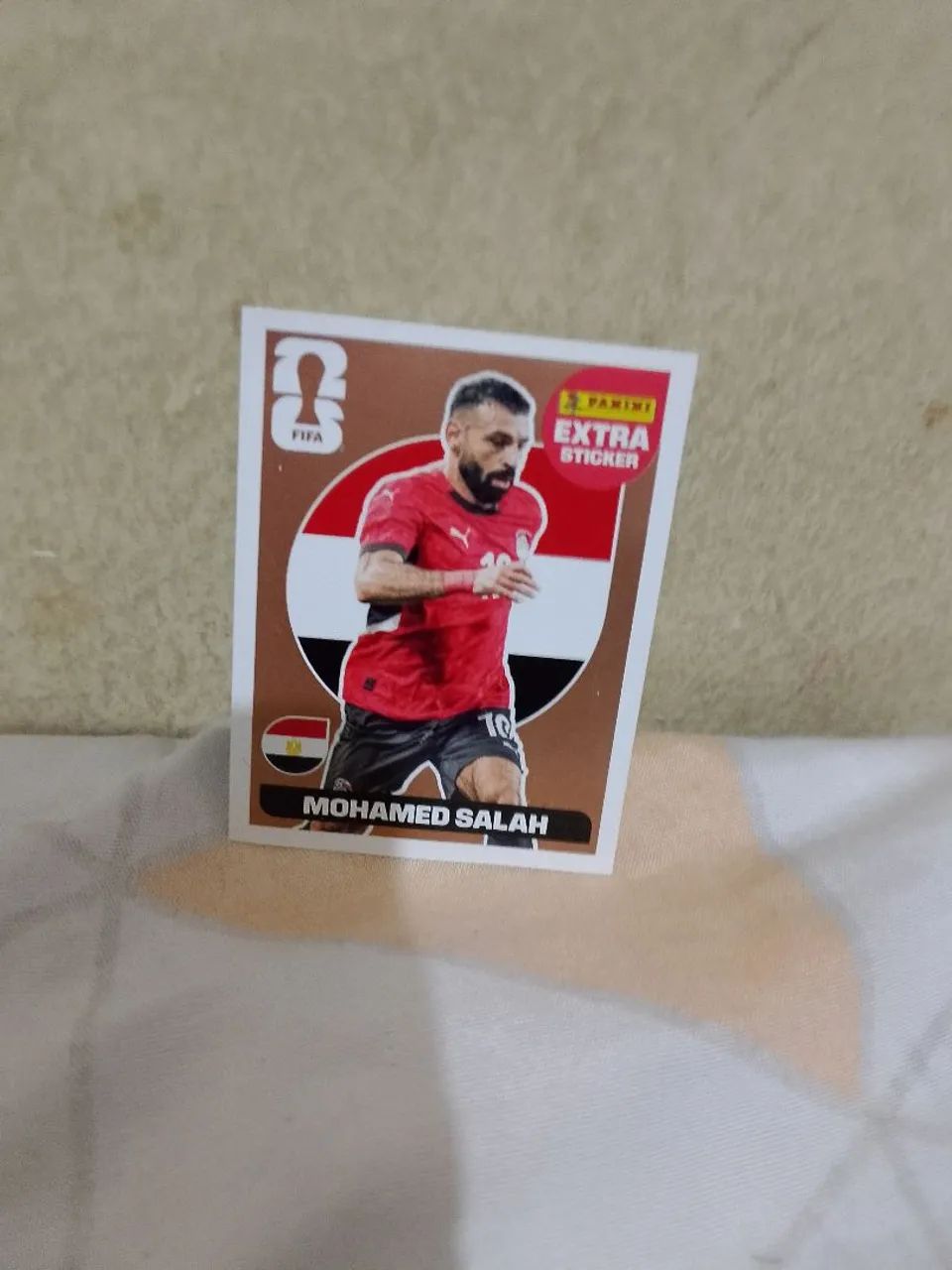 Figurinha extra sticker Legend Mohamed Salah bronze copa do mundo 2026 - Foto 3