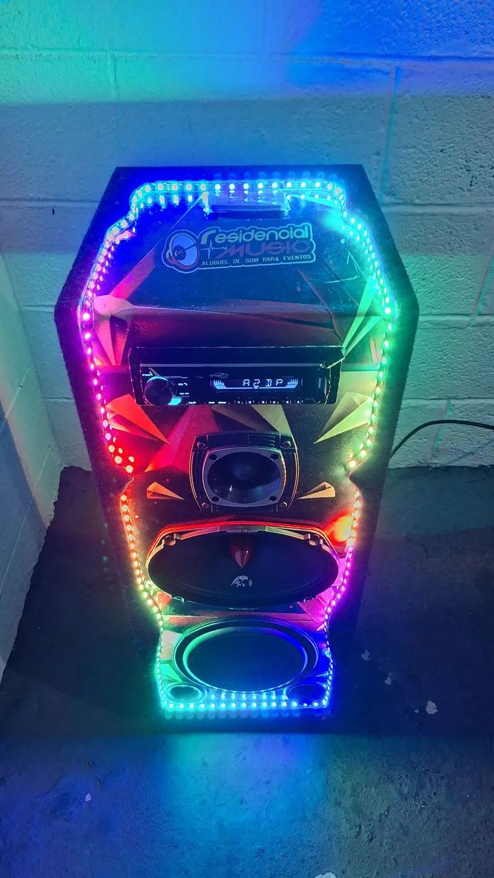 ALUGUEL de caixa de som residencial e kit iluminação para eventos - Foto 2