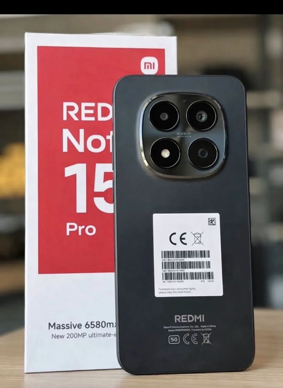 Redmi note 15 Pro 4G novo na caixa 