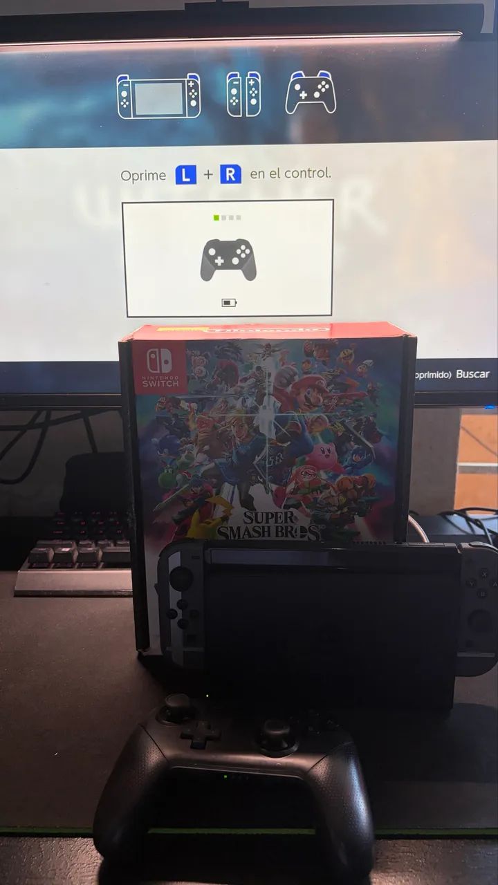 Nintendo Switch Oled V/SmashBros - Foto 2