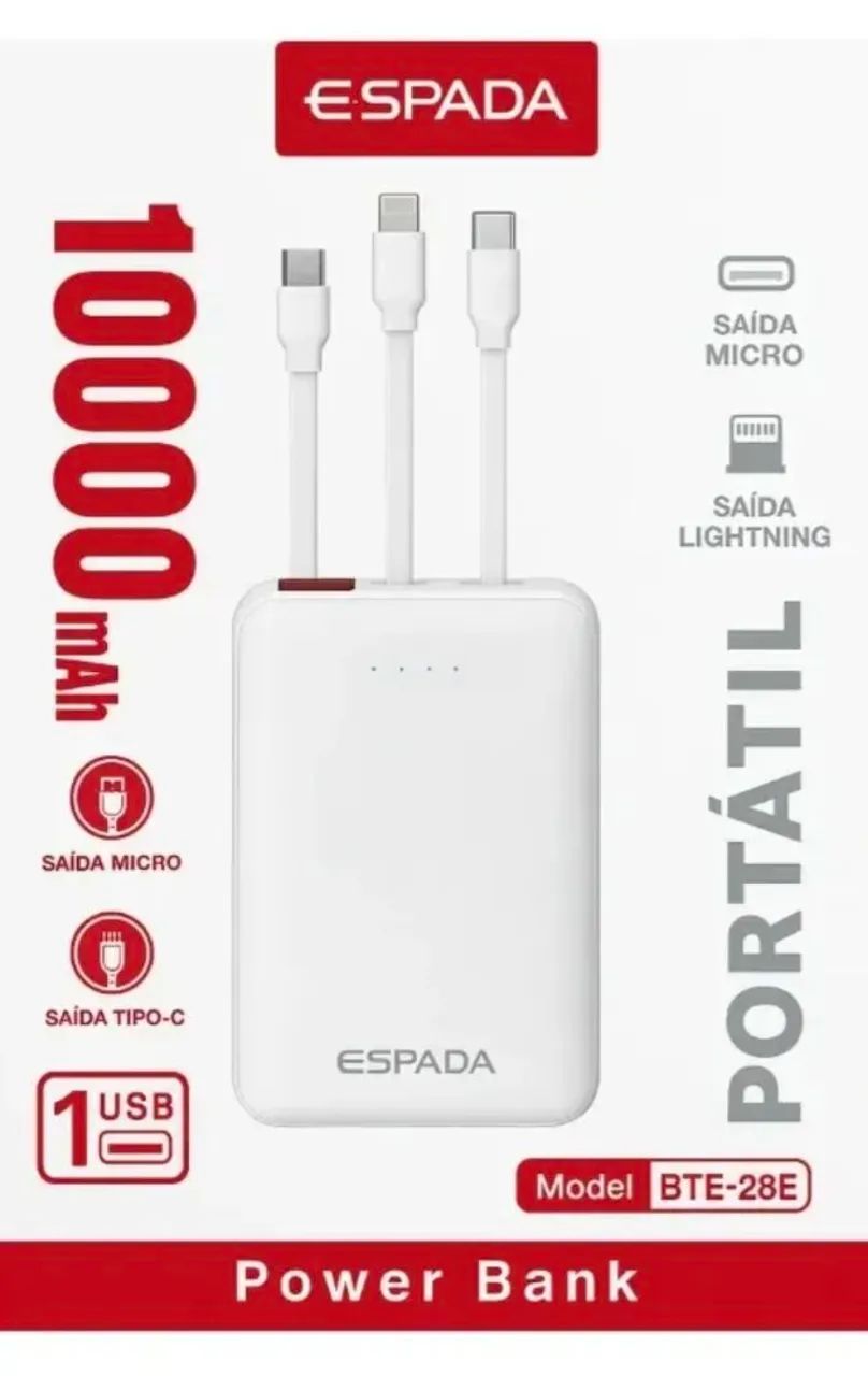 Bateria portátil 10000mAh original  - Foto 2