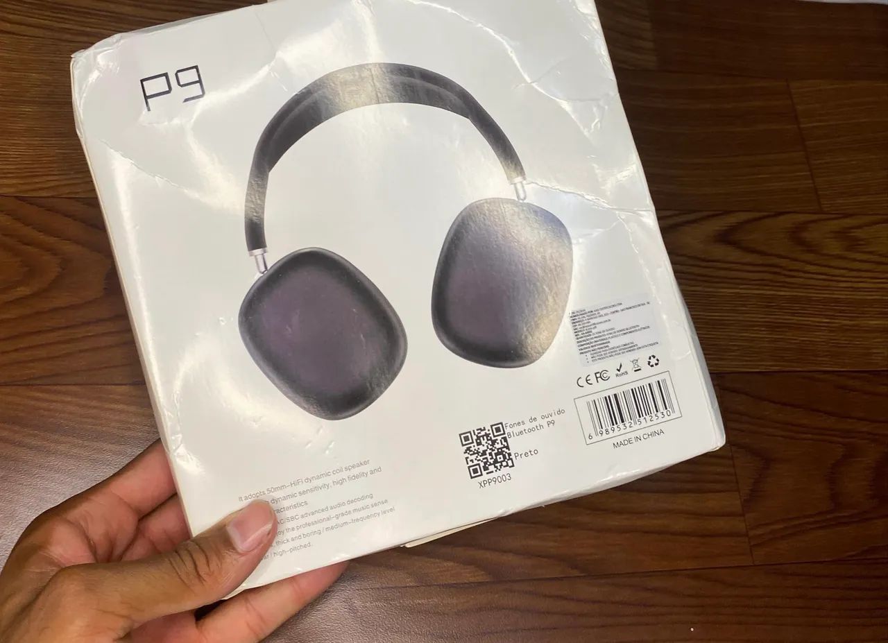 Fone de ouvido Bluetooth P9 com drivers de 50 mm - Foto 4