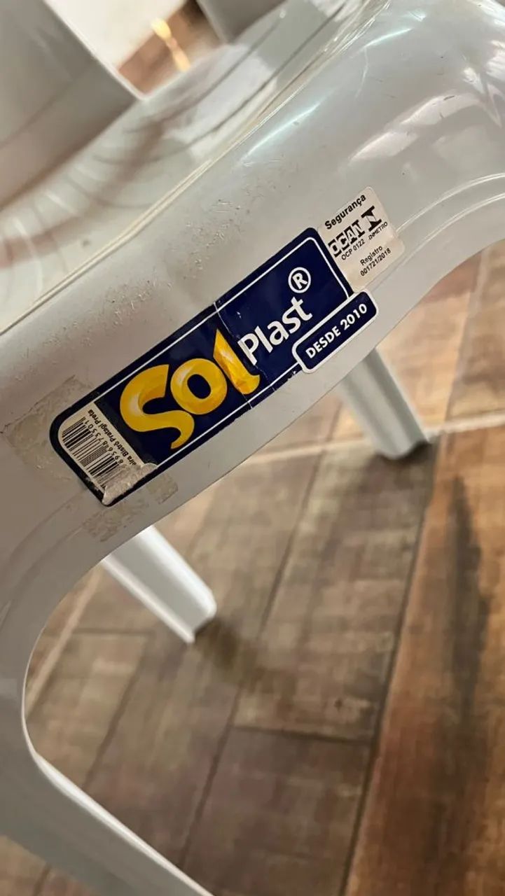 10 Jogos de mesa com 4 cadeiras solplast - Foto 2