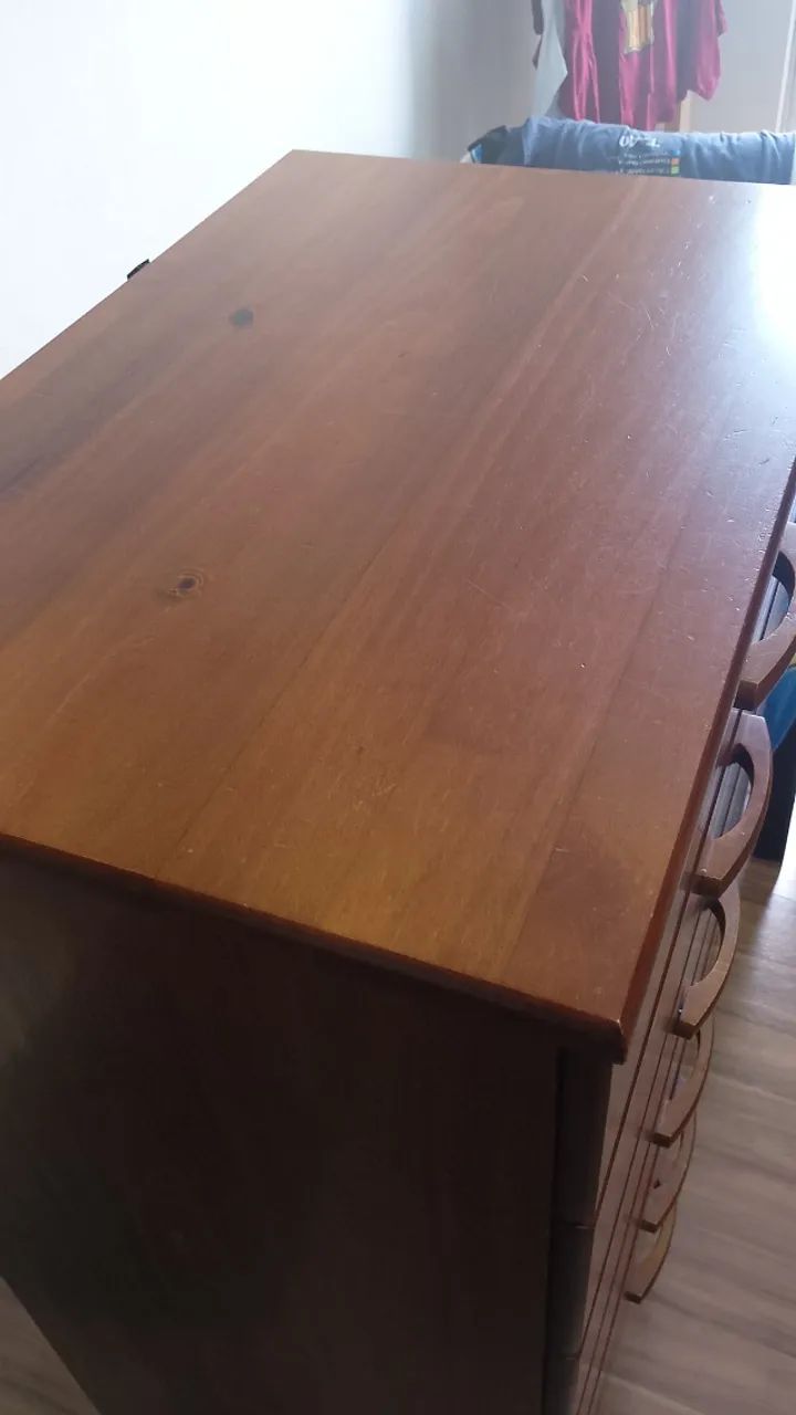 Cômoda mogno madeira maciça 