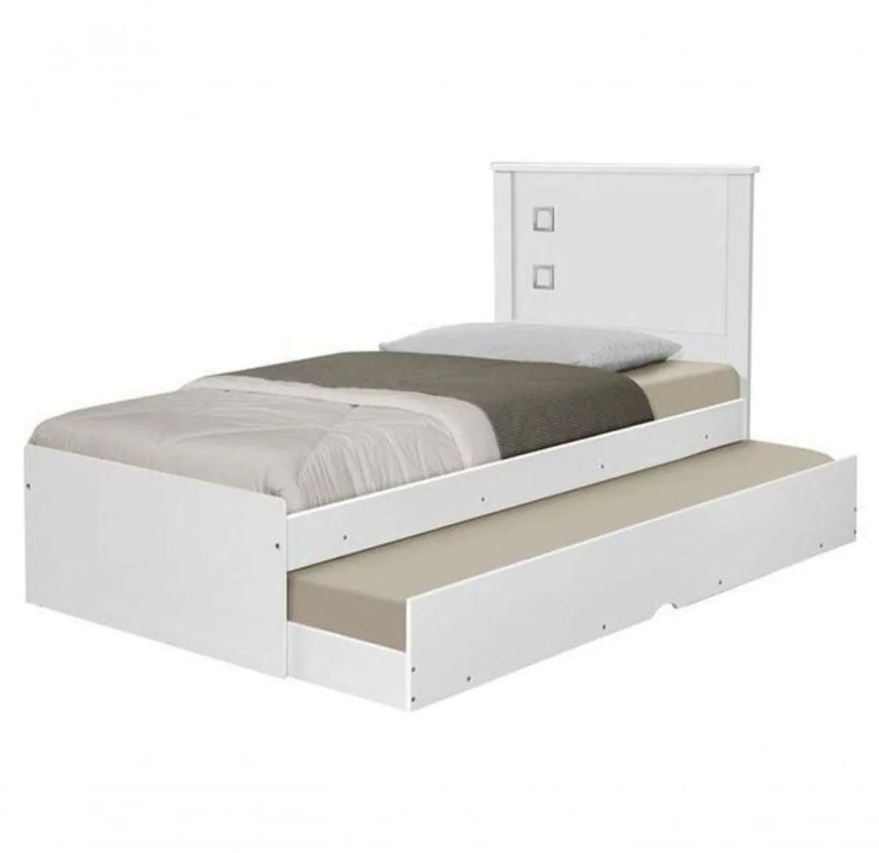 Vendo cama de solteiro com cama auxiliar  - Foto 4
