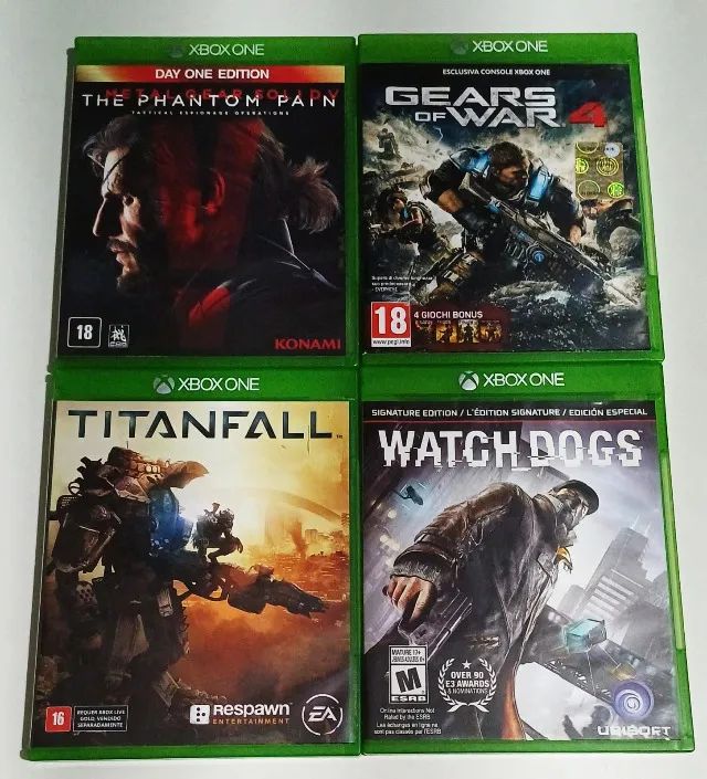 XBOX - Lote com 4 ótimos games