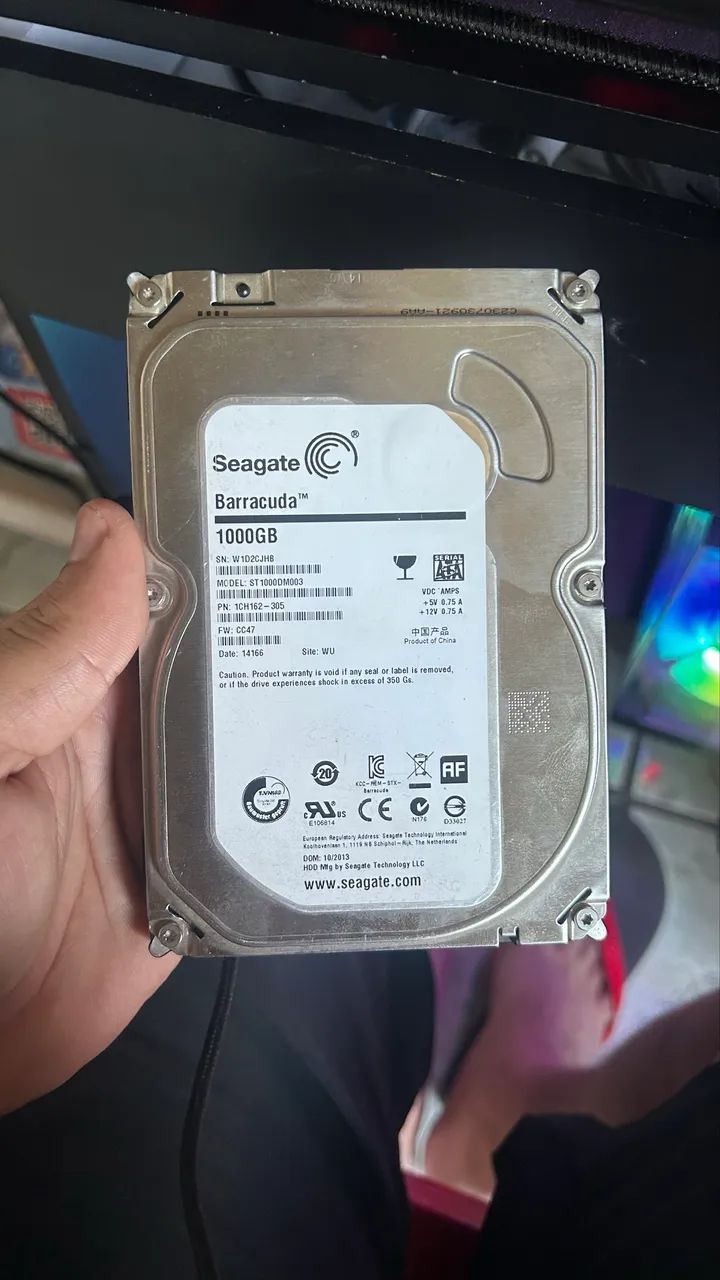 Vendo HD 1 terabyte 