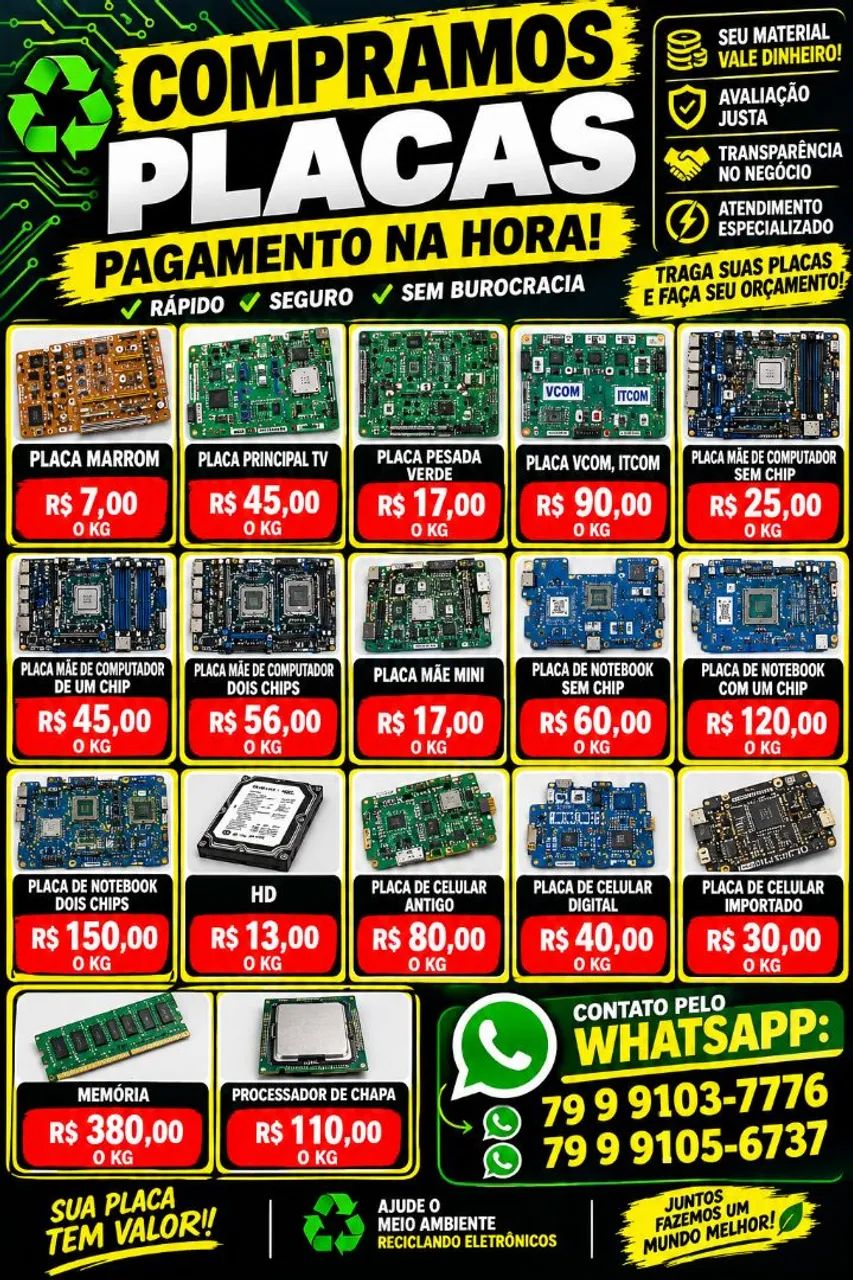 Placas e Eletrônicos