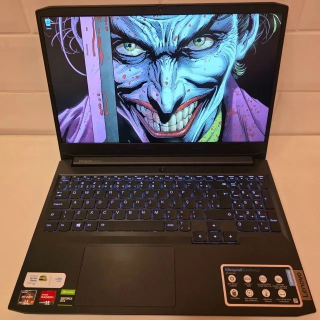 Notebook Lenovo Gaming Ryzen 7 5800H - 16Gb Ram - GTX 1650 - 512Gb