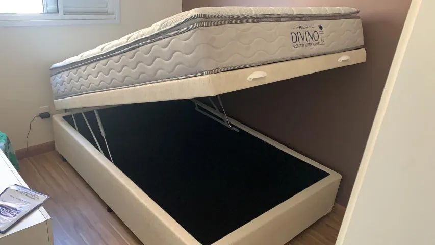 Cama box baú + colchão Probel  - Foto 2