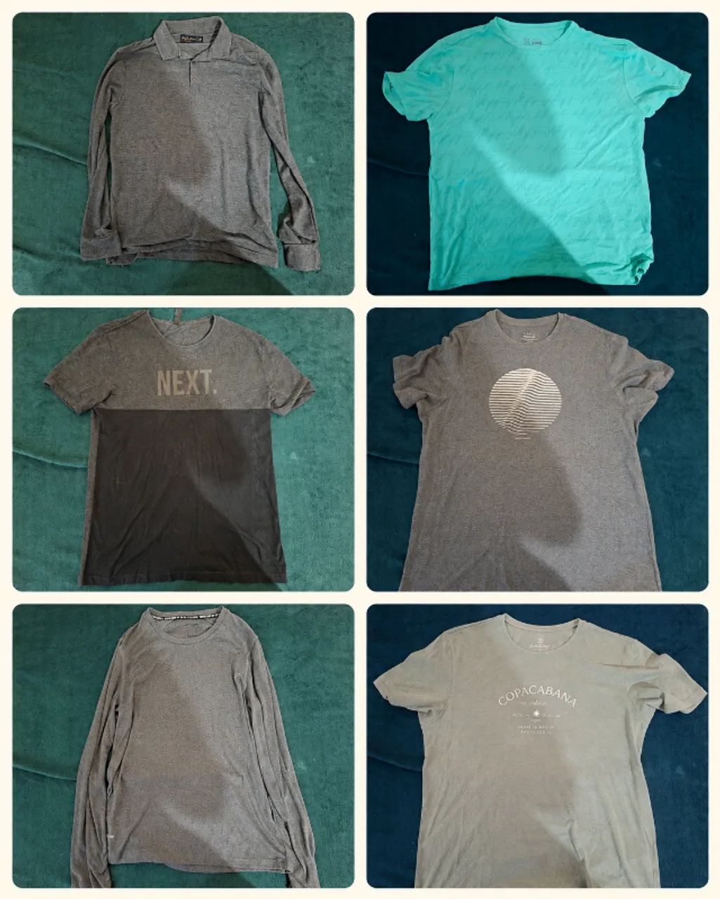 Lote com 36 Roupas Masculinas Usadas - Camisetas, Jeans, Bermudas e Polos - Foto 3